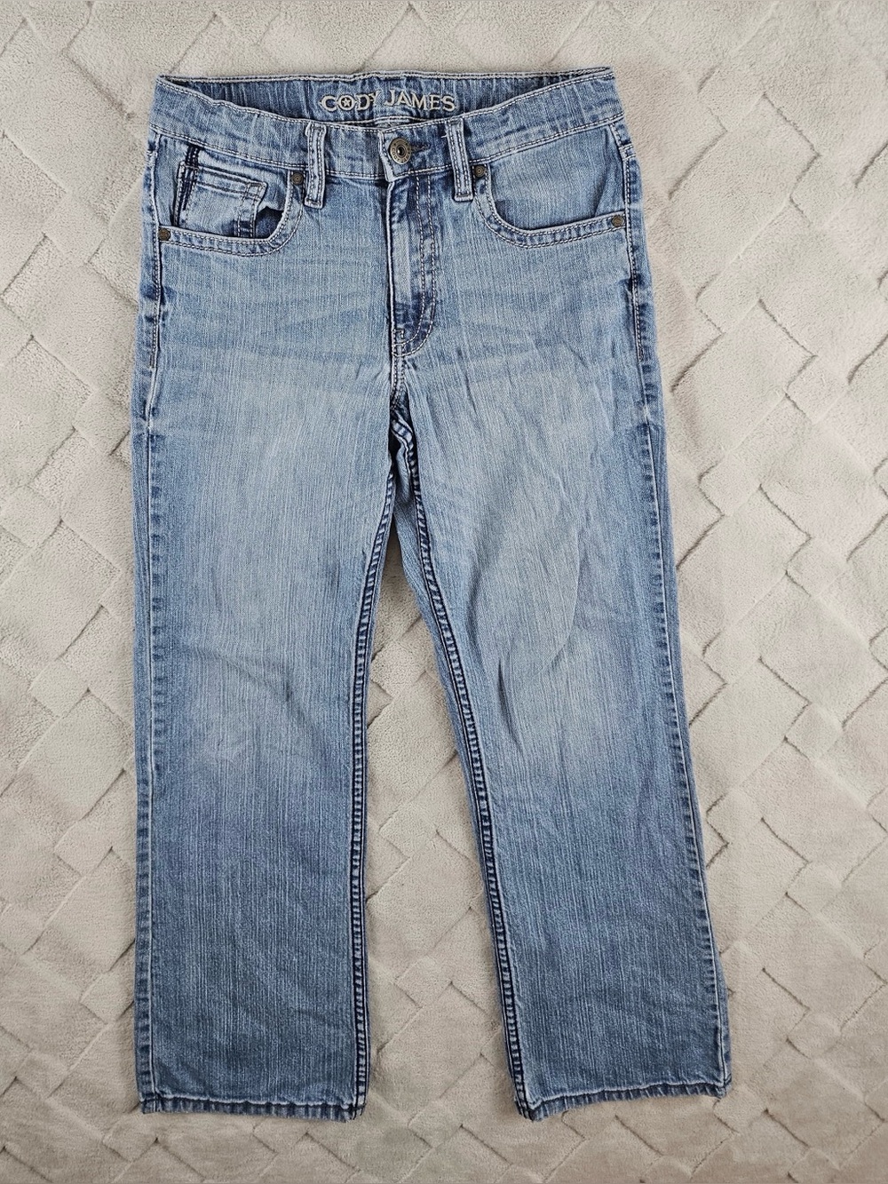 Cody James Light Wash Straight Leg Jean Youth Boy's 16 Western Rodeo